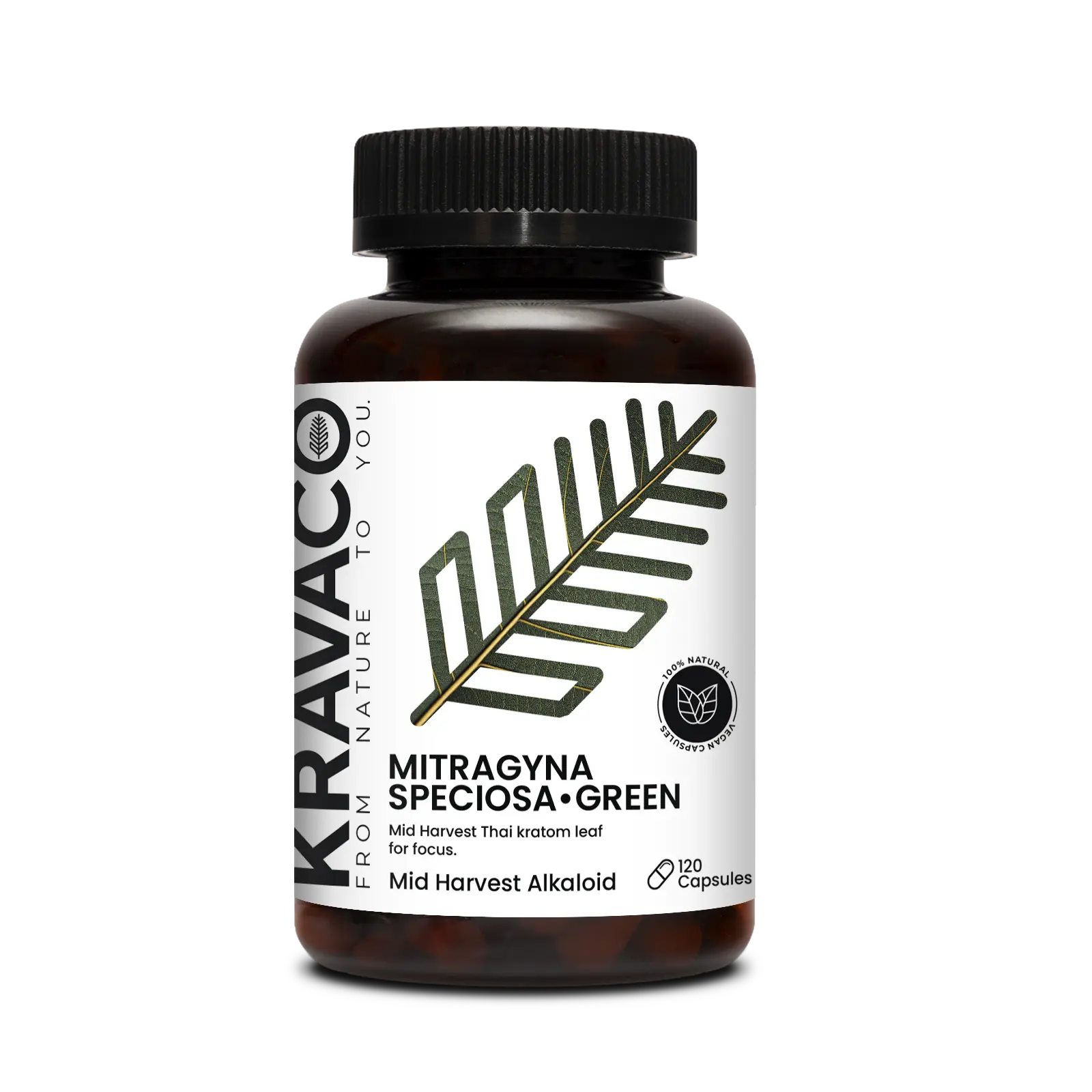 Kravaco's Kratom Green, Mitragyna Speciosa