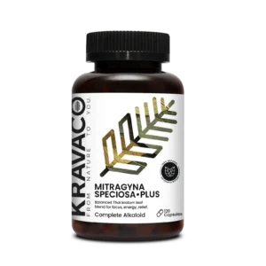 Kravaco's Kratom Plus Blend, Mitragyna Speciosa