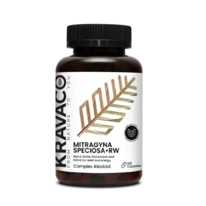 Kravaco's Kratom Red and White blend, Mitragyna Speciosa