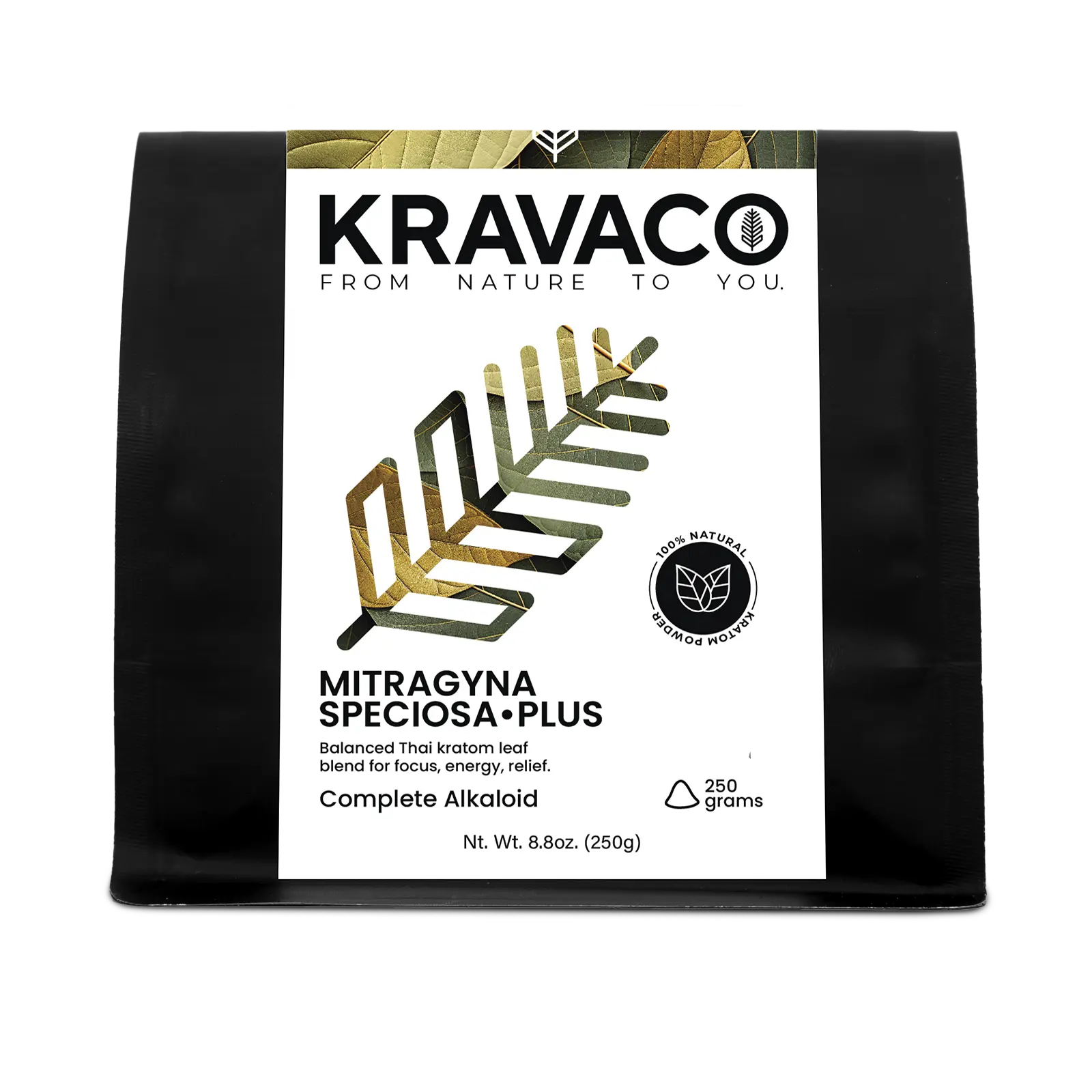 Kravaco's Kratom Plus, Mitragyna Speciosa